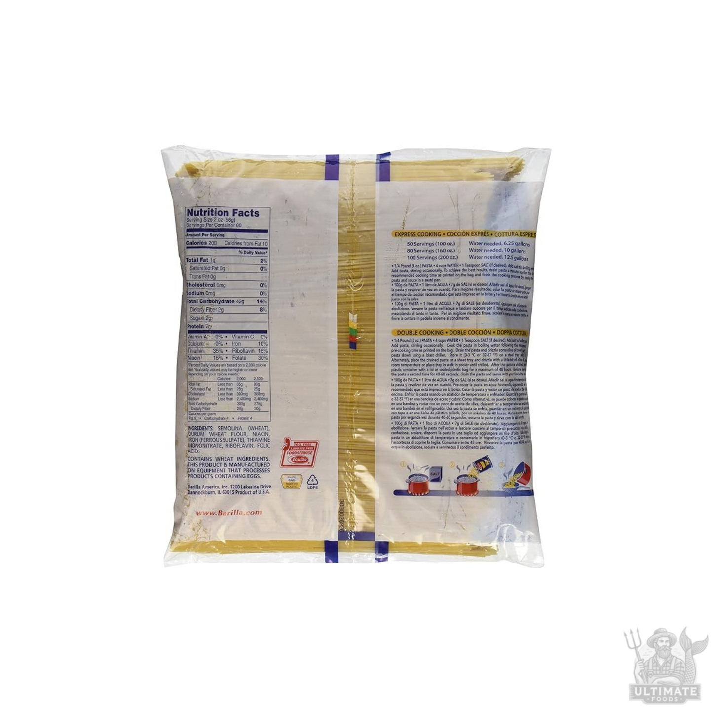 Barilla Spaghetti Pasta, 160oz