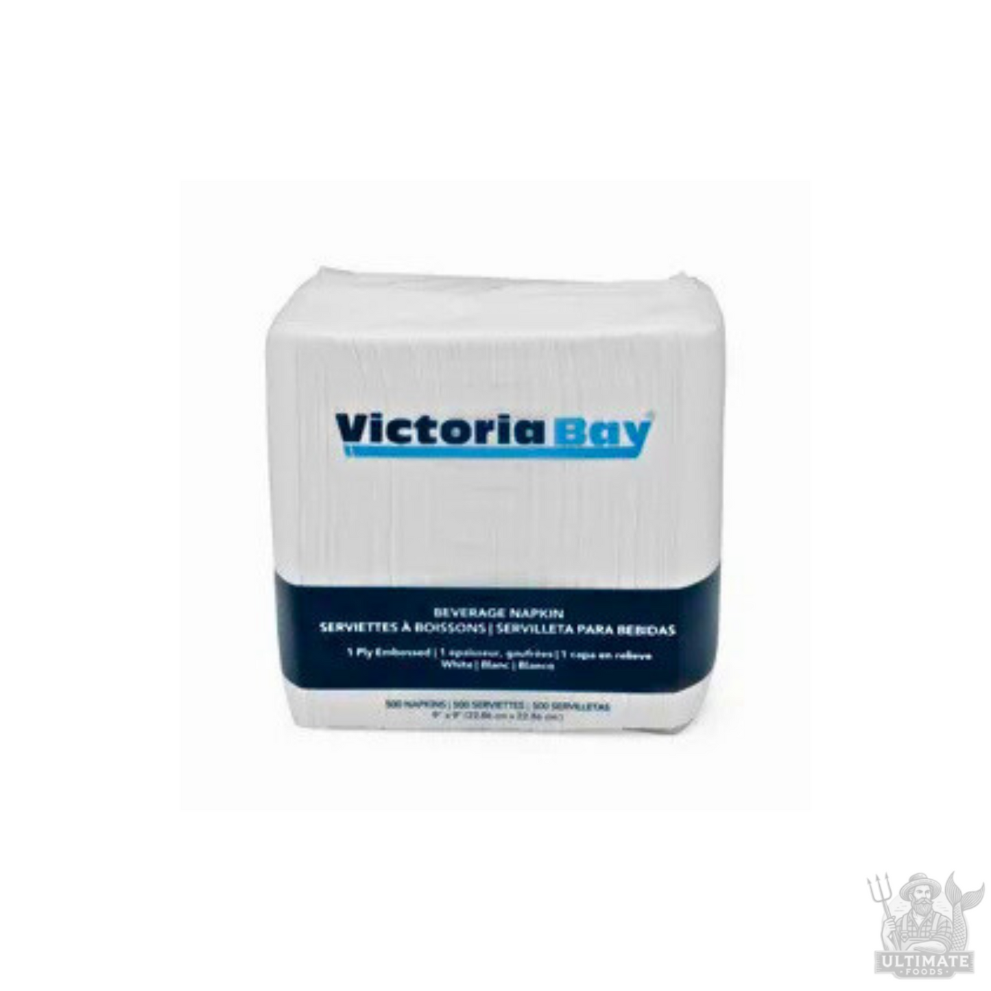 Victoria Bay 1 Ply Beverage Napkin, 500ct