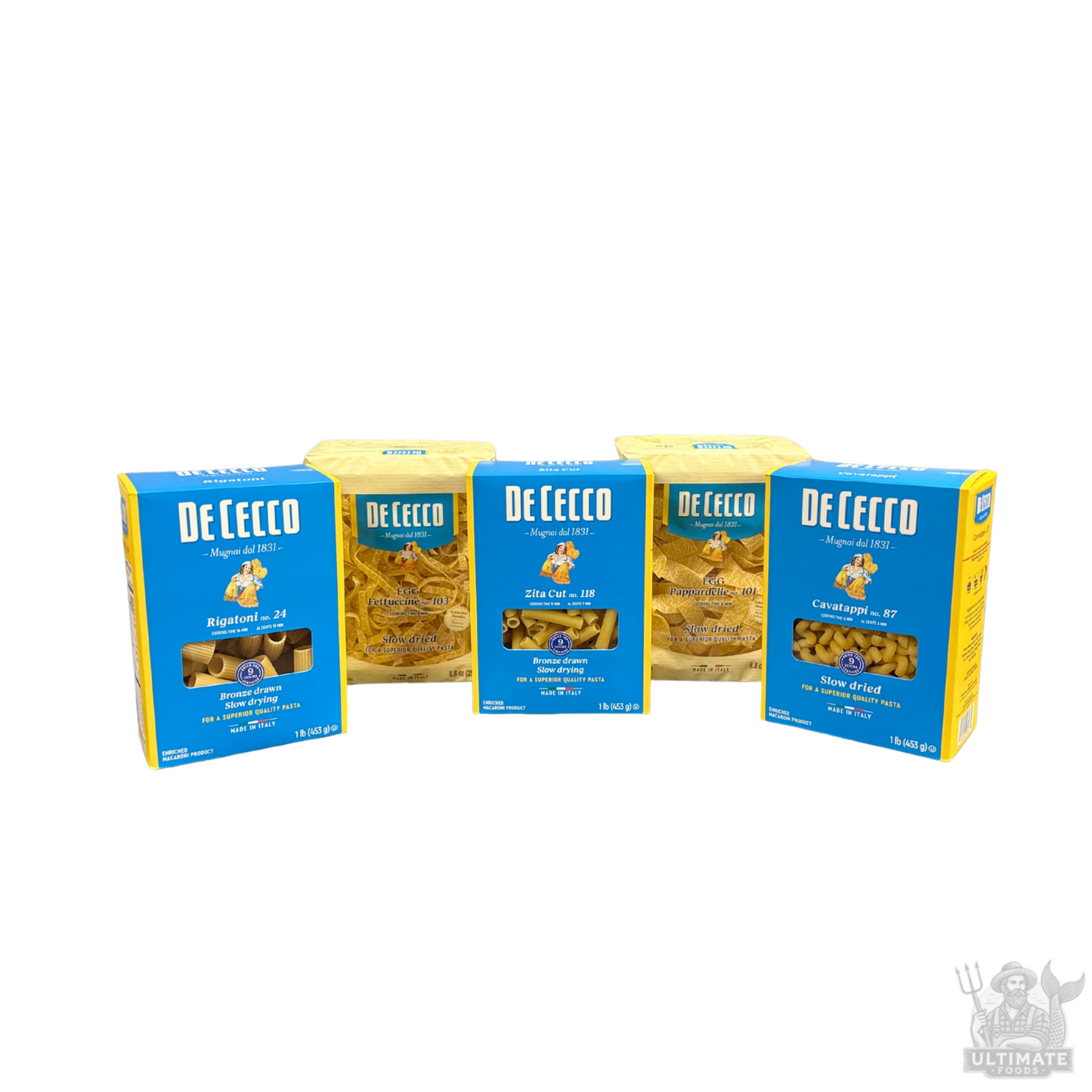 De Cecco Variety Pasta Bundle, 5 Pounds of Pasta