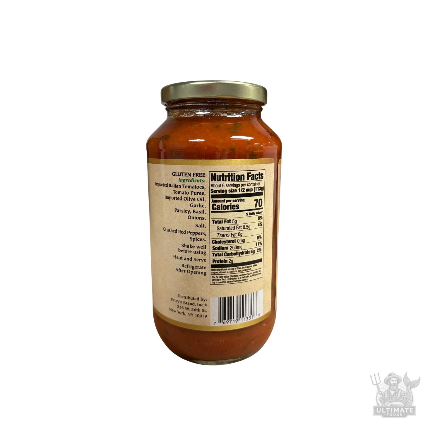 Patsy's Fra Diavolo Sauce, 24oz