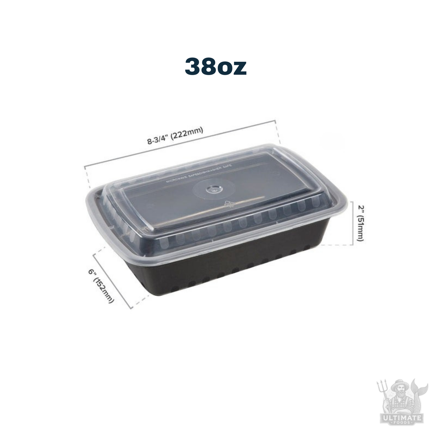 Plastic Combo Container Rectangular, Choose Size