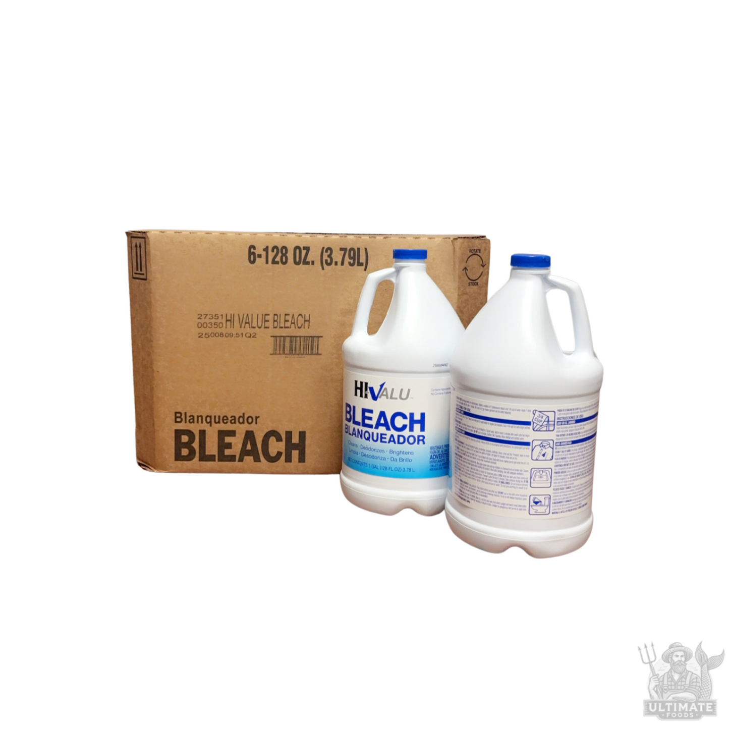 Hi-Valu Bleach, 1 Gallon (128oz)