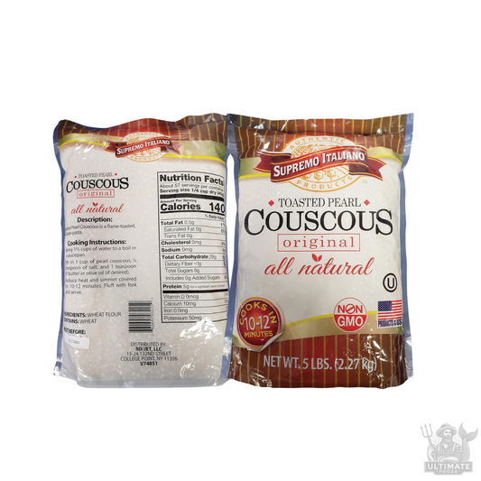 Toasted Pearl Couscous All Natural, 5LBs