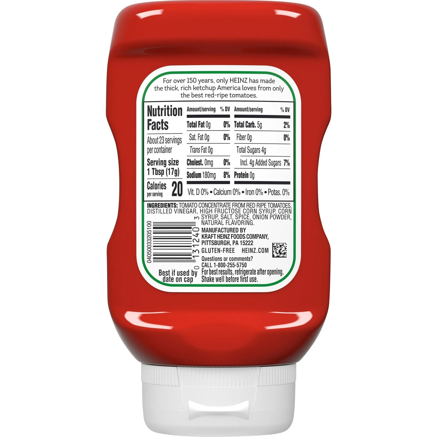 Heinz Tomato Ketchup Squeeze Bottle, 14 oz