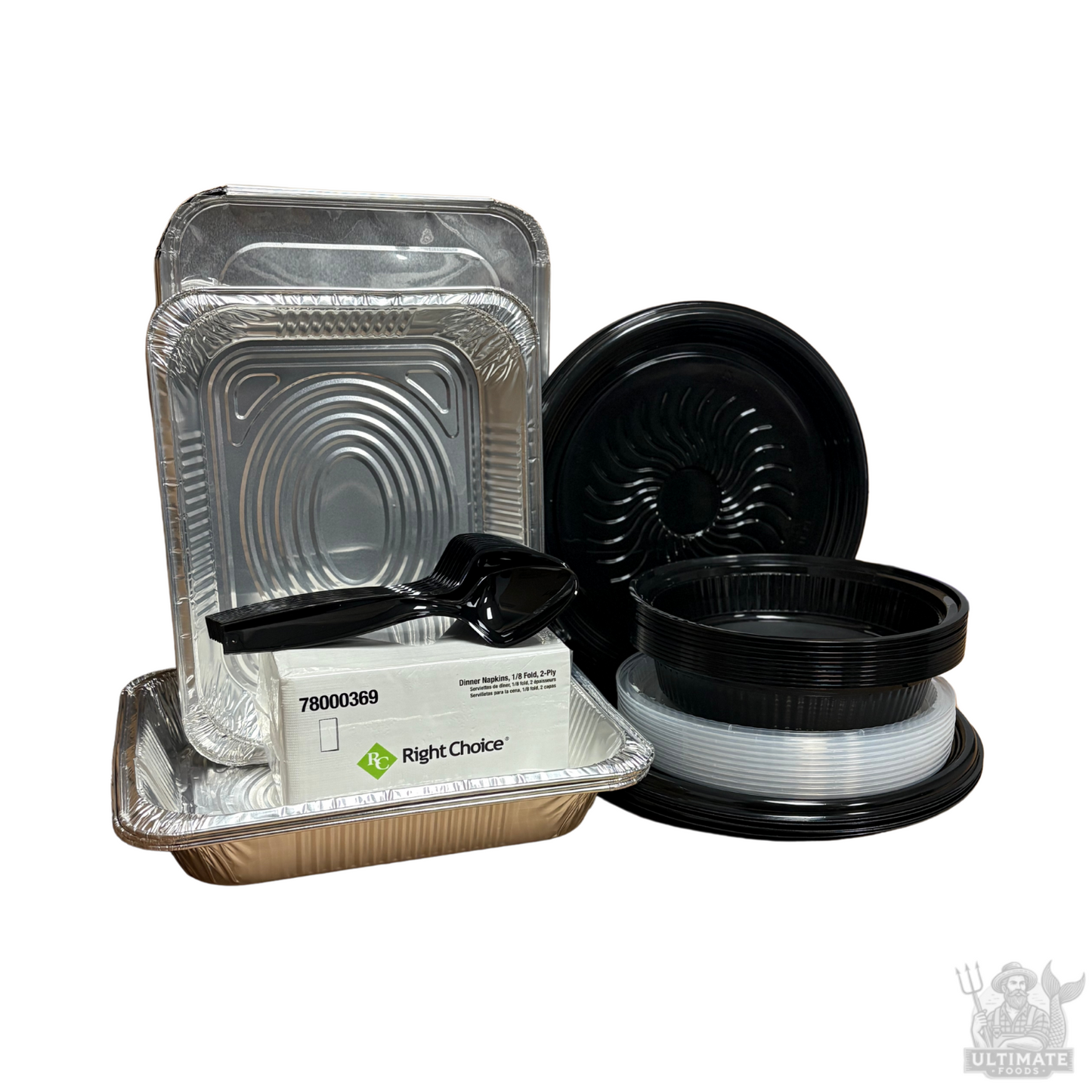 Party Pack Serving Bundle, Choose Pan Depth