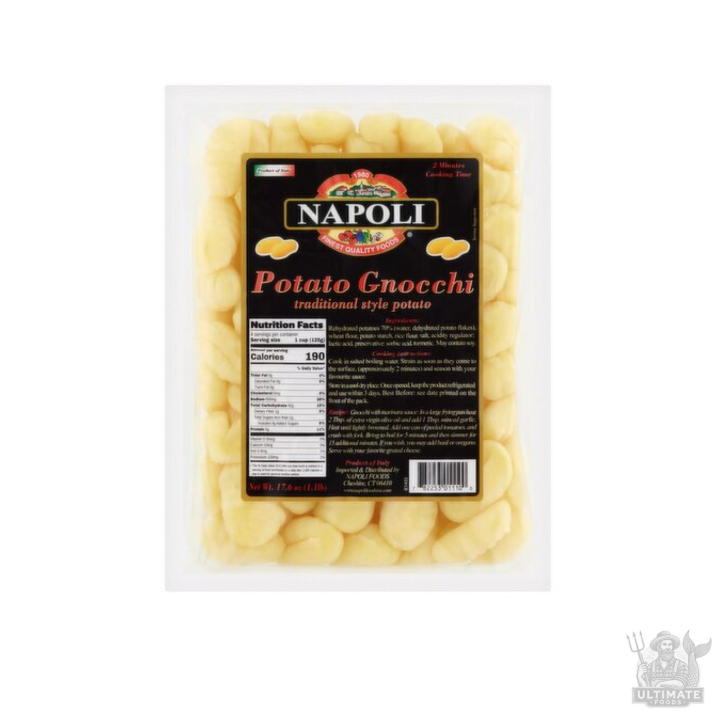 Napoli Potato Gnocchi Traditional, 1.1LBs