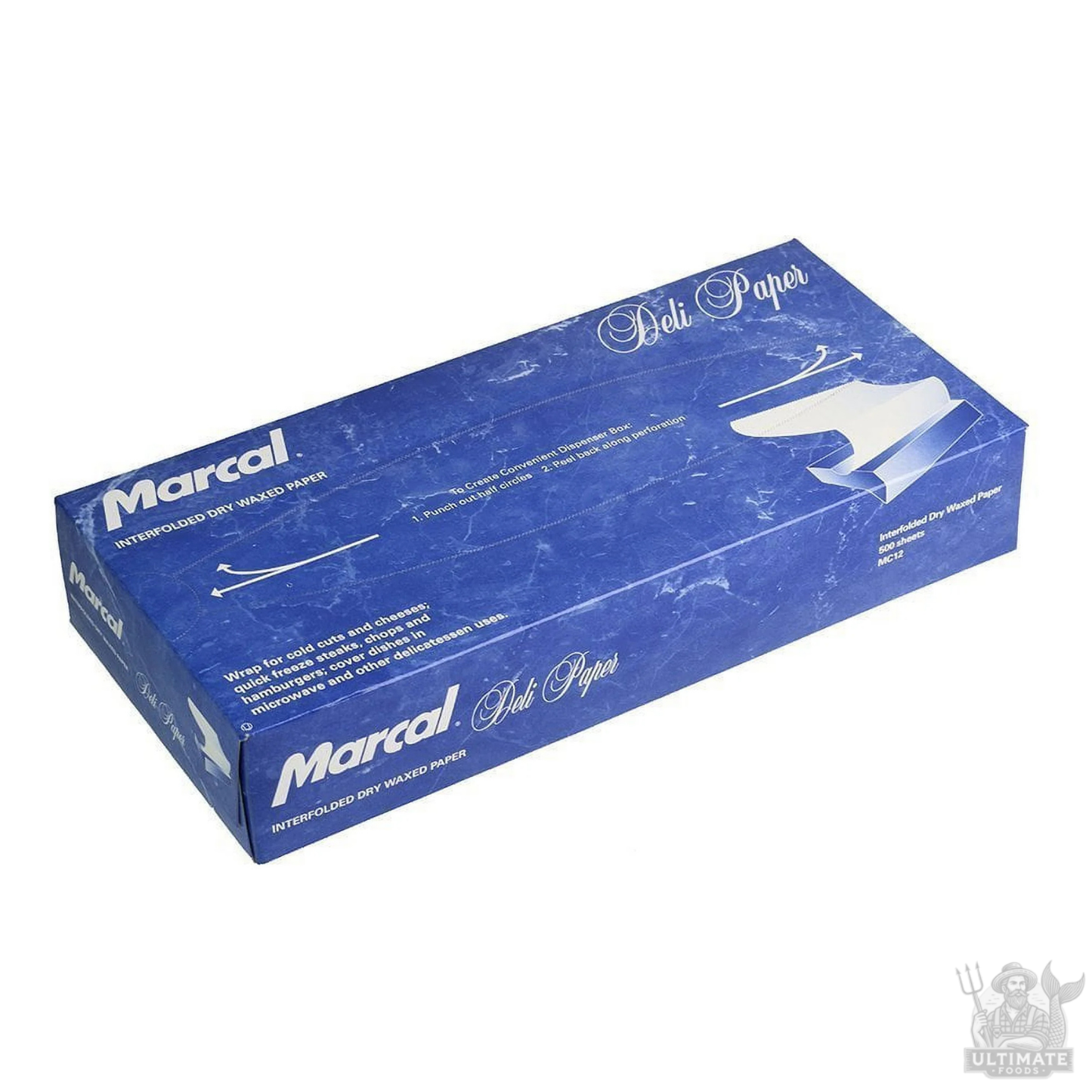 Marcal Interfolded Dry Wax Senior Deli Paper, 15 x 10.75 inch, 500ct