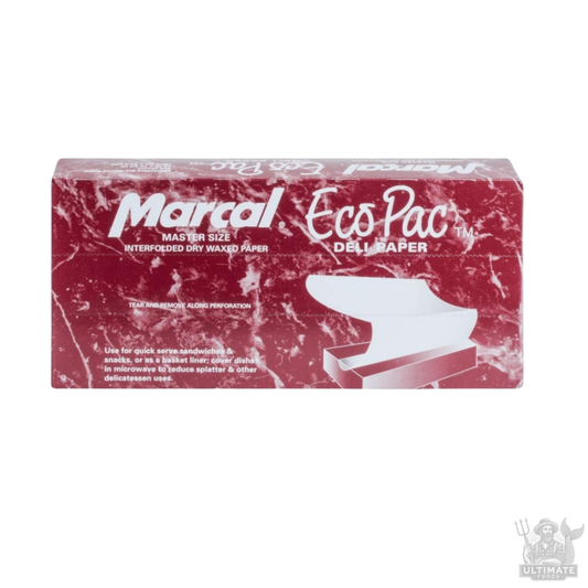 Marcal White Interfolded Dry Wax Senior Deli Paper, 10 x 10.75 inch -500/Box